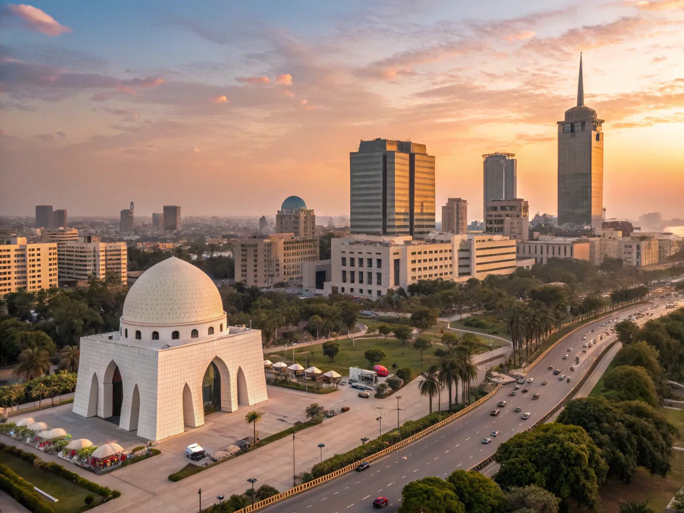 Karachi skyline