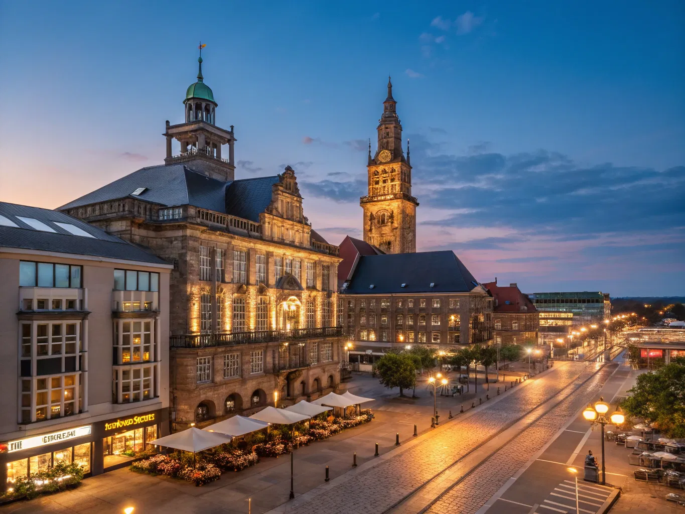 Krefeld skyline