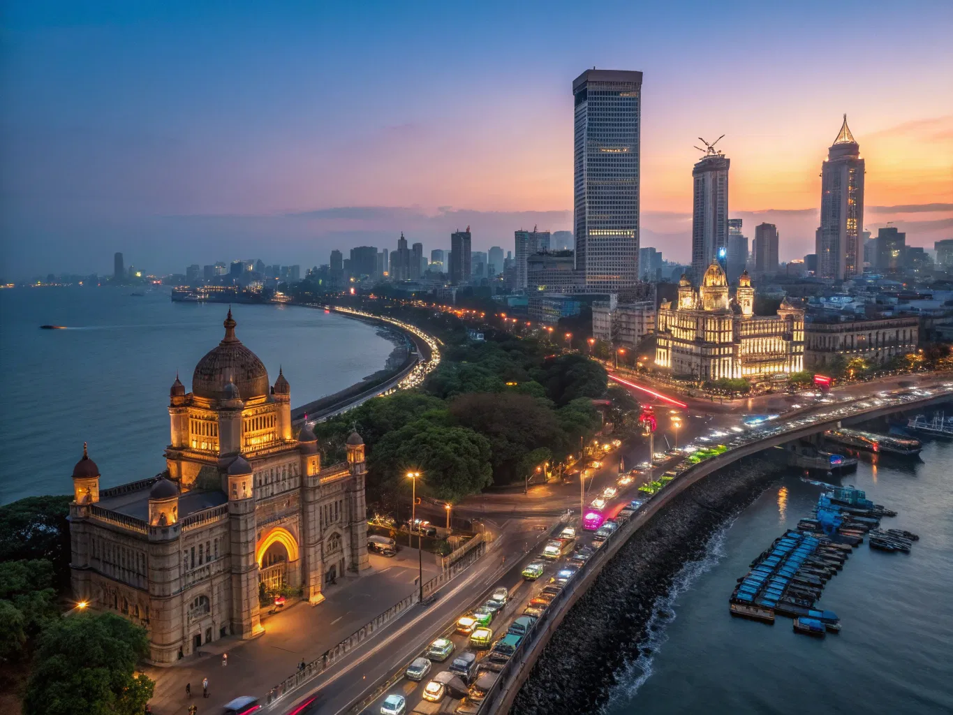 Mumbai skyline