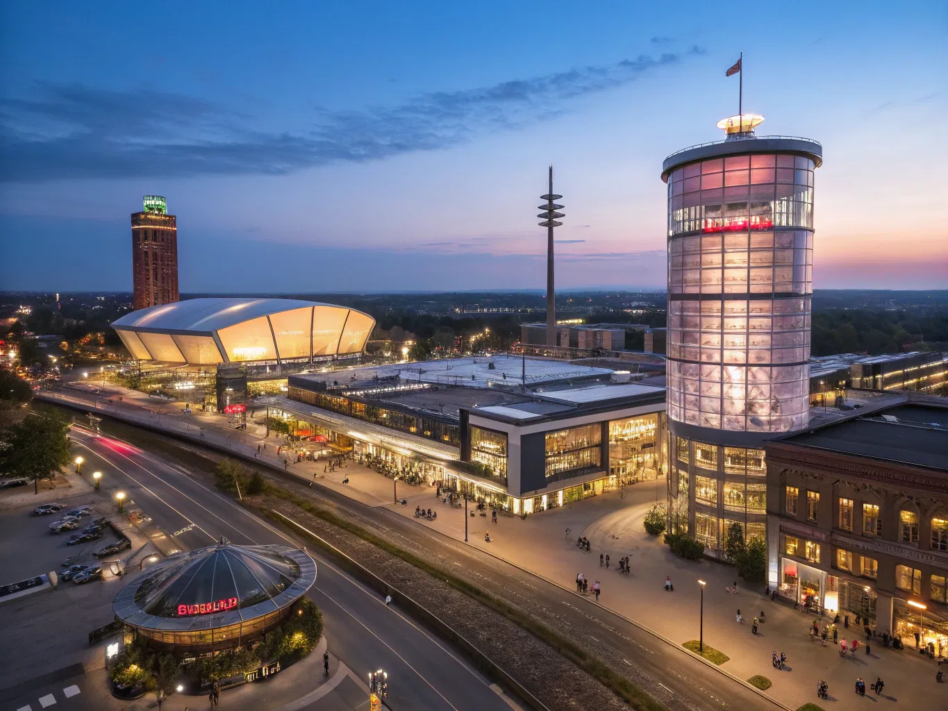 Oberhausen skyline